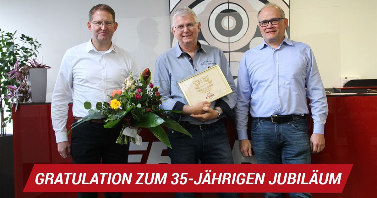 Bernd Pfeiffer - Jubiläum