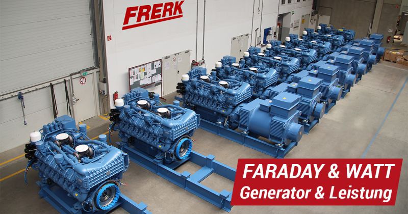 Faraday & Watt | Generator & Leitung