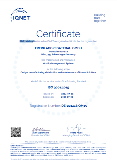 Zertifikat - IQNet