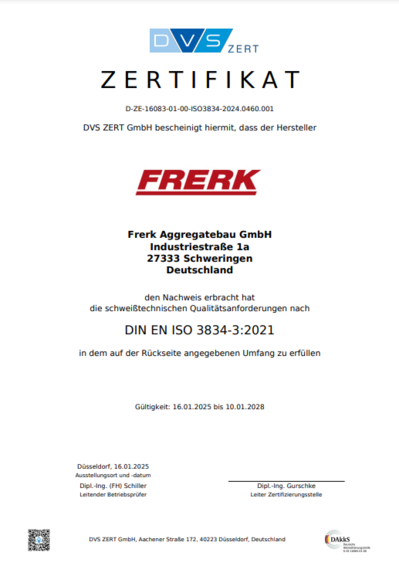 Zertifikat ISO