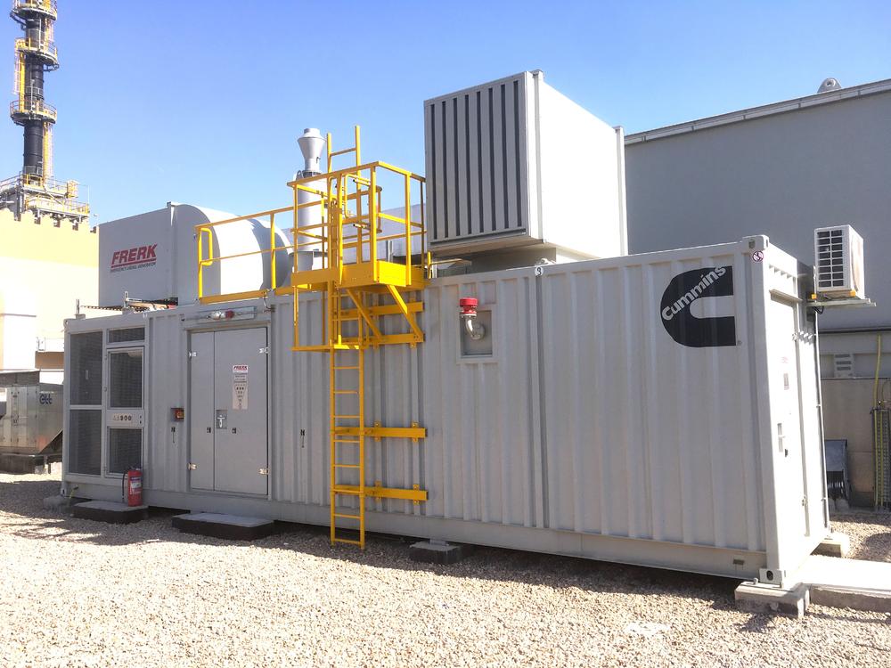 Ersatzstromversorgung für ein Ölfeld