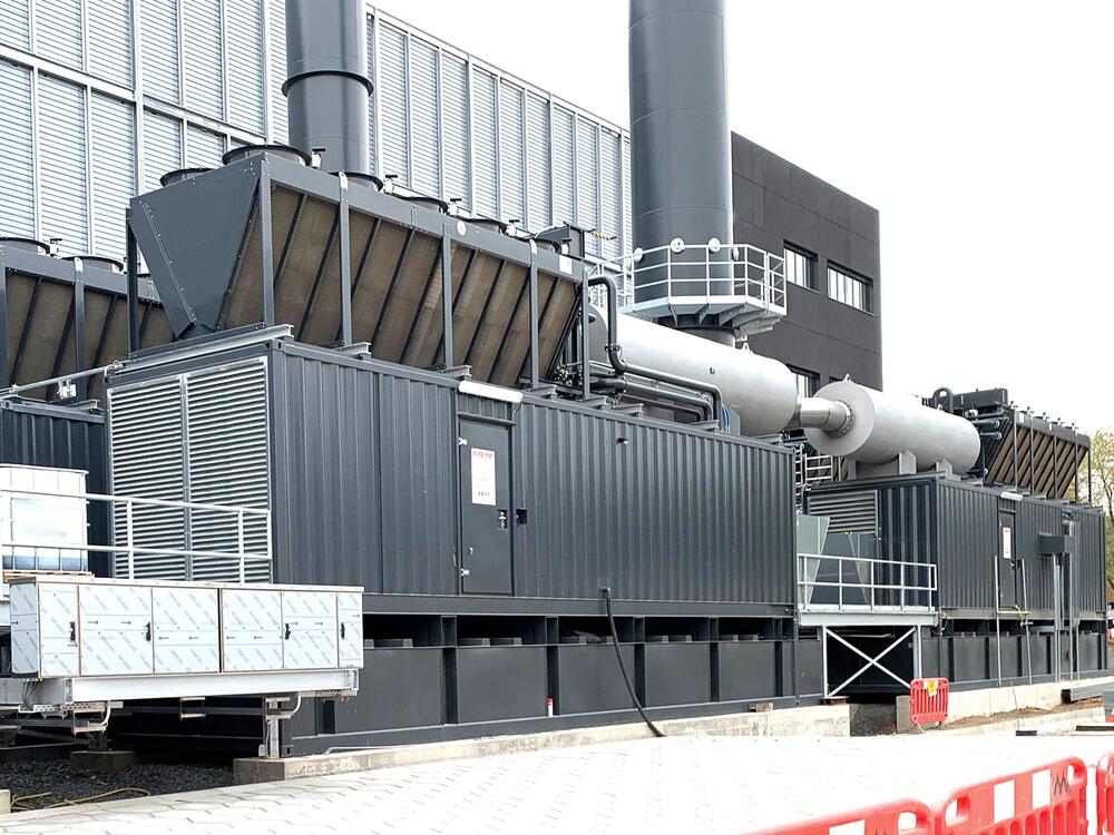 Notstromversorgung für ein Rechenzentrum in Frankfurt